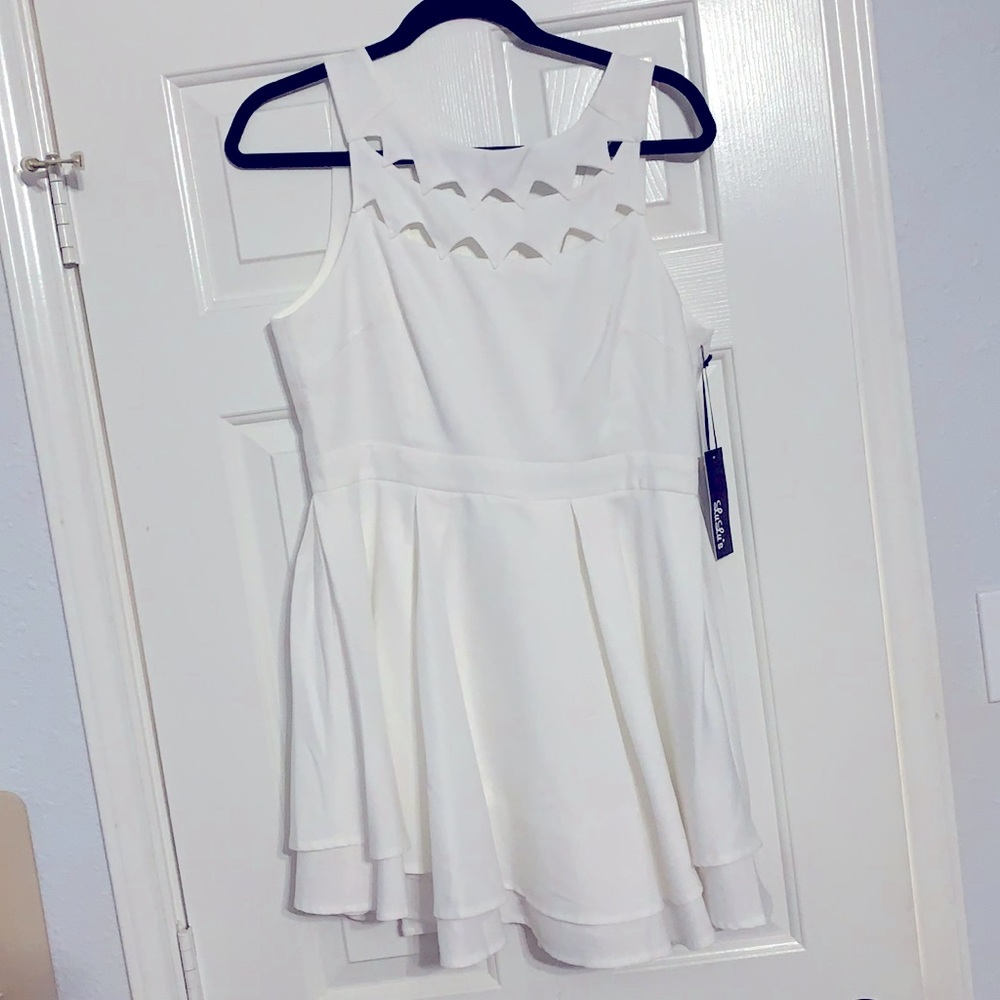 Lulu’s Mini White Dress Bachelorette